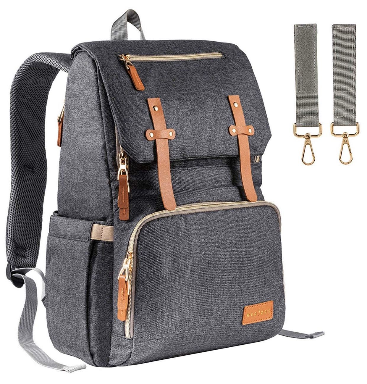 Diaper Backpack- Dark Grey