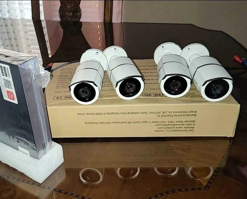 4 CAMARAS D SEGURIDAD-SURVEILLANCE SYSTEMS🔥SPECIAL DEAL🔥