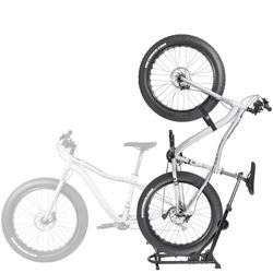 CyclingDeal Vertical & Horizontal Fat Bike MTB Road Bicycle Stand Parking Rack