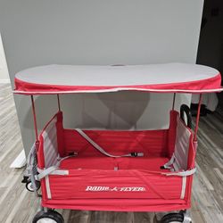 Radio Flyer 3-in-1 EZ Fold Wagon with Canopy