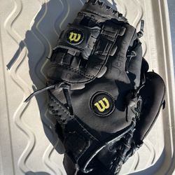 Wilson Baseball Glove 11 1/2 Inches And Baseball/Softball Helmets