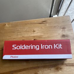 Soldering Iron Kit Flux. Iron. Shrink Tube For Hobby. Electrical Tape. Solder