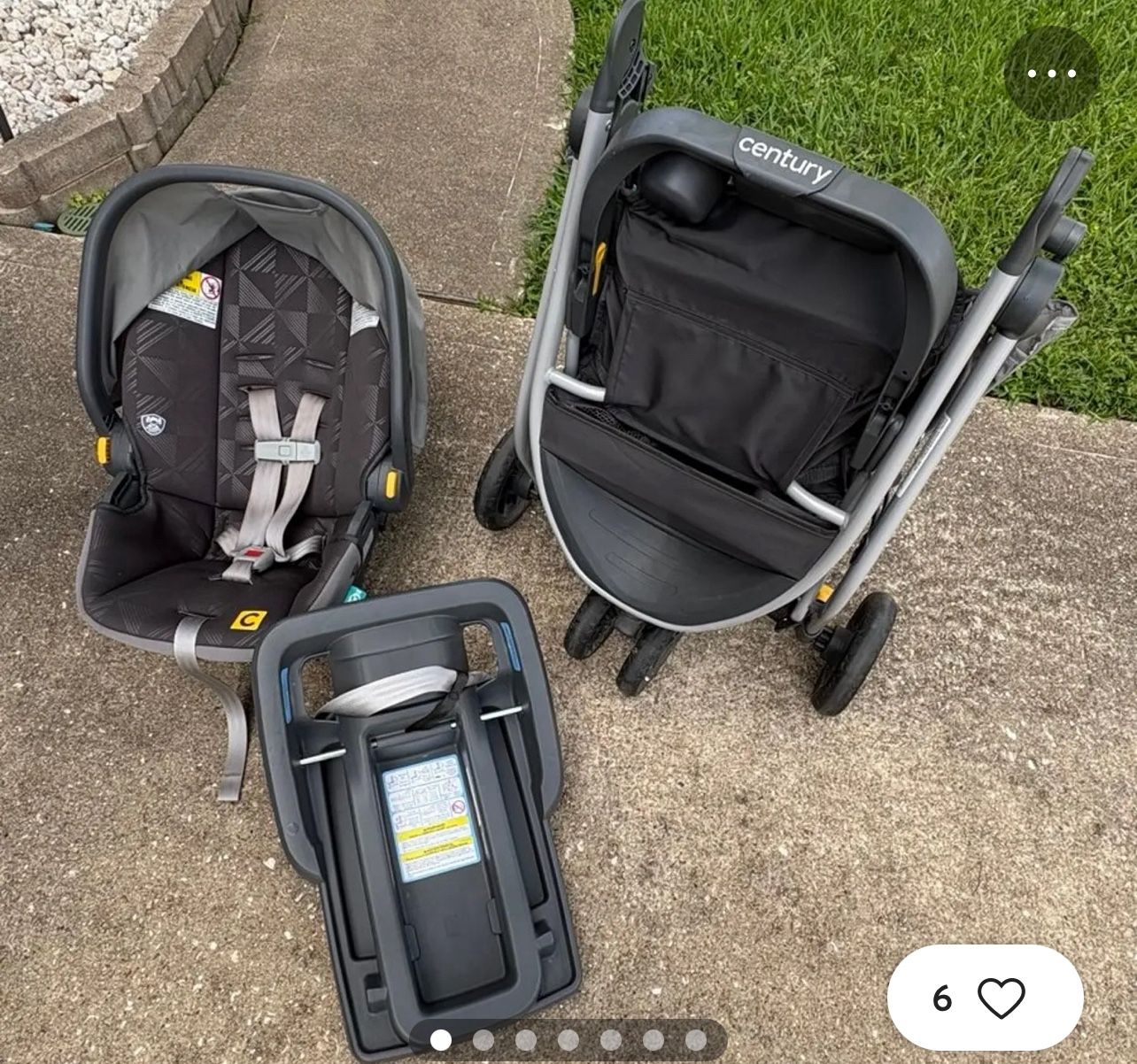Century Stroll On™ 3-Wheel 2-in-1 Lightweight Stroller