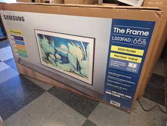 Samsung - 65” Class LS03FA The Frame Series QLED 4K UHD Art Mode SamsungVision AI Smart TV w/ Wall Mount (2025)