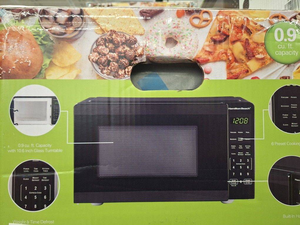 Hamilton Beach Microwave 900 wattas