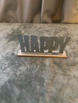 Happy sign for home