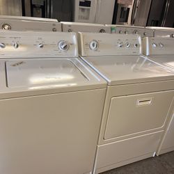 Kenmore Used Washer And  Dryer Set In White 