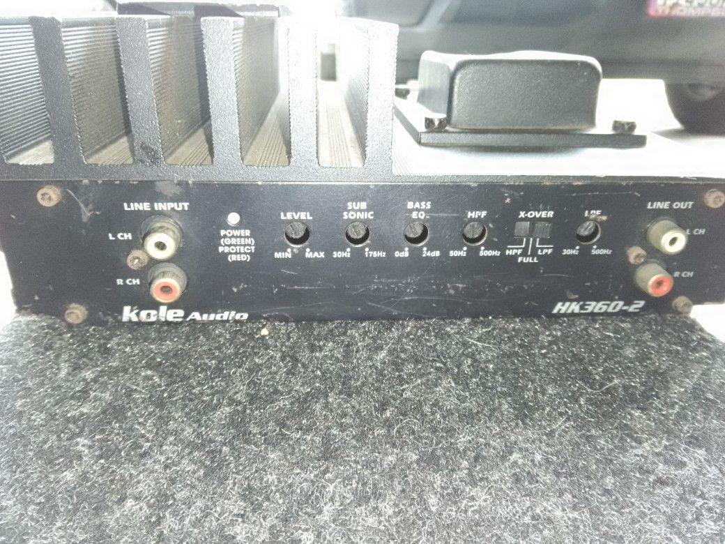 Kole Audio Power Amplifier Model #hk360-2