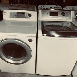LG Washer And Gas Dryer Works Perfect 3 Month Warranty We Deliver