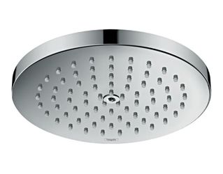 hansgrohe Raindance S 7-inch Showerhead Low Flow Modern 1-Spray PowderRain Water Saving with QuickClean in Chrome, (contact info removed)1