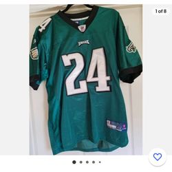 Reebok Philadelphia Eagles #24 Asomugha NFL On Field Football Jersey Size 50 NEW
