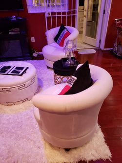 Havertys brand. Swivel chairs