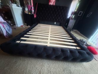 Velvet bedframe