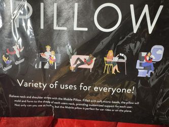 All Purpose Travel Pillow With Phone Holder