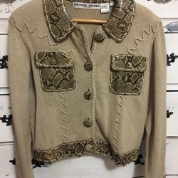 Michael Simon NY Button Up Sweater