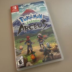 Pokemon Arceus switch game card