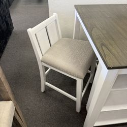 Dining Set With Bookshelves And 2 Chairs 