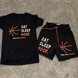 Boys Clothes Basketball Set