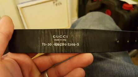 Authentic Gucci Belt and Buckel With stamp and serial number for Sale in  Sandy, UT - OfferUp