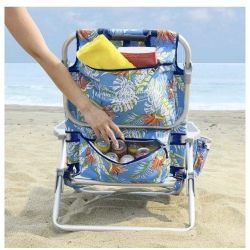 Tommy Bahama Backpack Beach Chair 5 Position Chair, Including Lay Flat