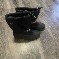 Sorel Snow Boots (Youth) - Size 4 (2 Pair) - Black - Unisex