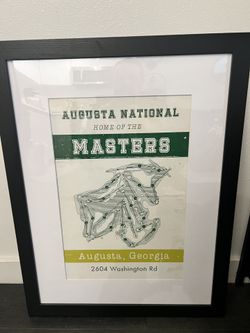Masters photo Framed