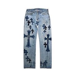Matty Boy Sex Records Multi Cross Jeans LIMITED PAIRS LEFT