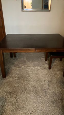 Dining table five chairs