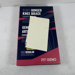 Fit Geno 3-in-1 Hinged Knee Brace Sz Regular NEW