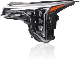 Front Left Driver Side LED Headlight Lamp Assembly Compatible With Kia K4 2025 Replace For 92101-GG140 (Left Driver Side)