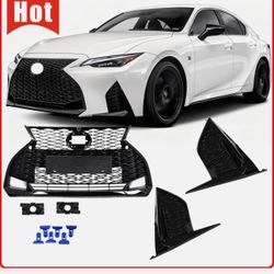 Front Grille W/ Camera Hole 53112-53470 For 2021-2022 Lexus Is300 Is350 F-Sport