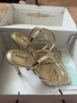 Gold Women’s Aldo Heels