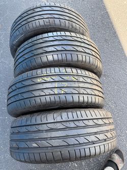 Set of 4 nice tires 205/50/17 ( We install & balance)