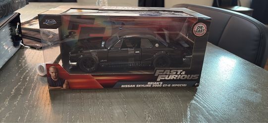 fast and furious Brian’s Nissan skyline 2000 gt r (kpgc10) Jada diecast model car