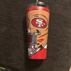 San Francisco 49Ers Nfl Red Team logo 30 Ounce Rambler