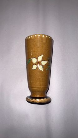 Yelloware/Stoneware Vase 6”