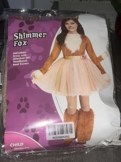 Shimmer Fox Costume For Kids