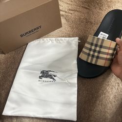 Burberry slides
