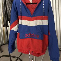 Adidas vintage windbreaker 1990s excellent condition size large