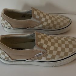 VANS CLASSIC SLIP ON CHECKERED WOMANS 8