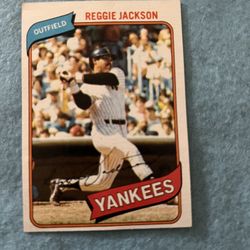 Reggie Jackson Card