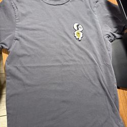 Vans Slim Fit T-Shirt Medium Gray – Cracked Egg Graphic Logo Tee 