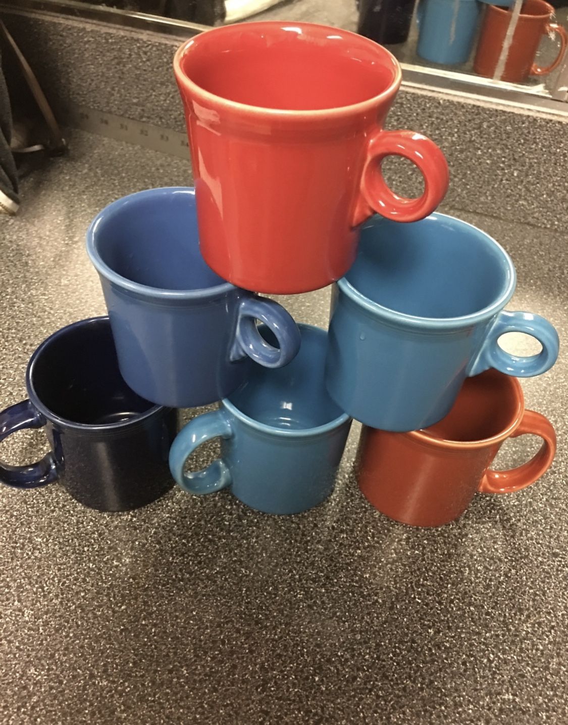Fiesta 6x 12oz coffee cups