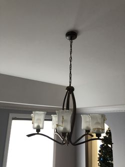 European Bronze Ceiling Light