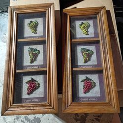 I have two of the same 3D WINE SHADOW BOX/PICTURE!! CHENIN Blanc, CHARDONNAY, Cabinet SAUVIGNON firm price pick up only 865 Ellsworth avenue right off