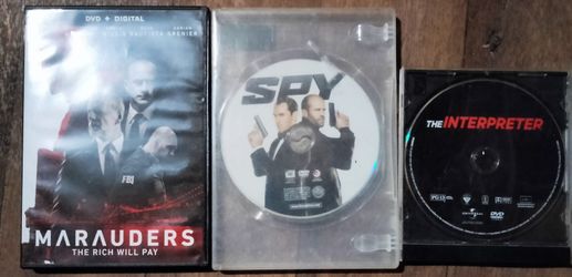 3 DVD's Action Filled - Pre-owned