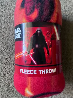 Disney Star Wars Fleece Throw Kylo & Troops Blanket