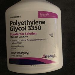 Polyethylene Glycol 3350- Laxative 