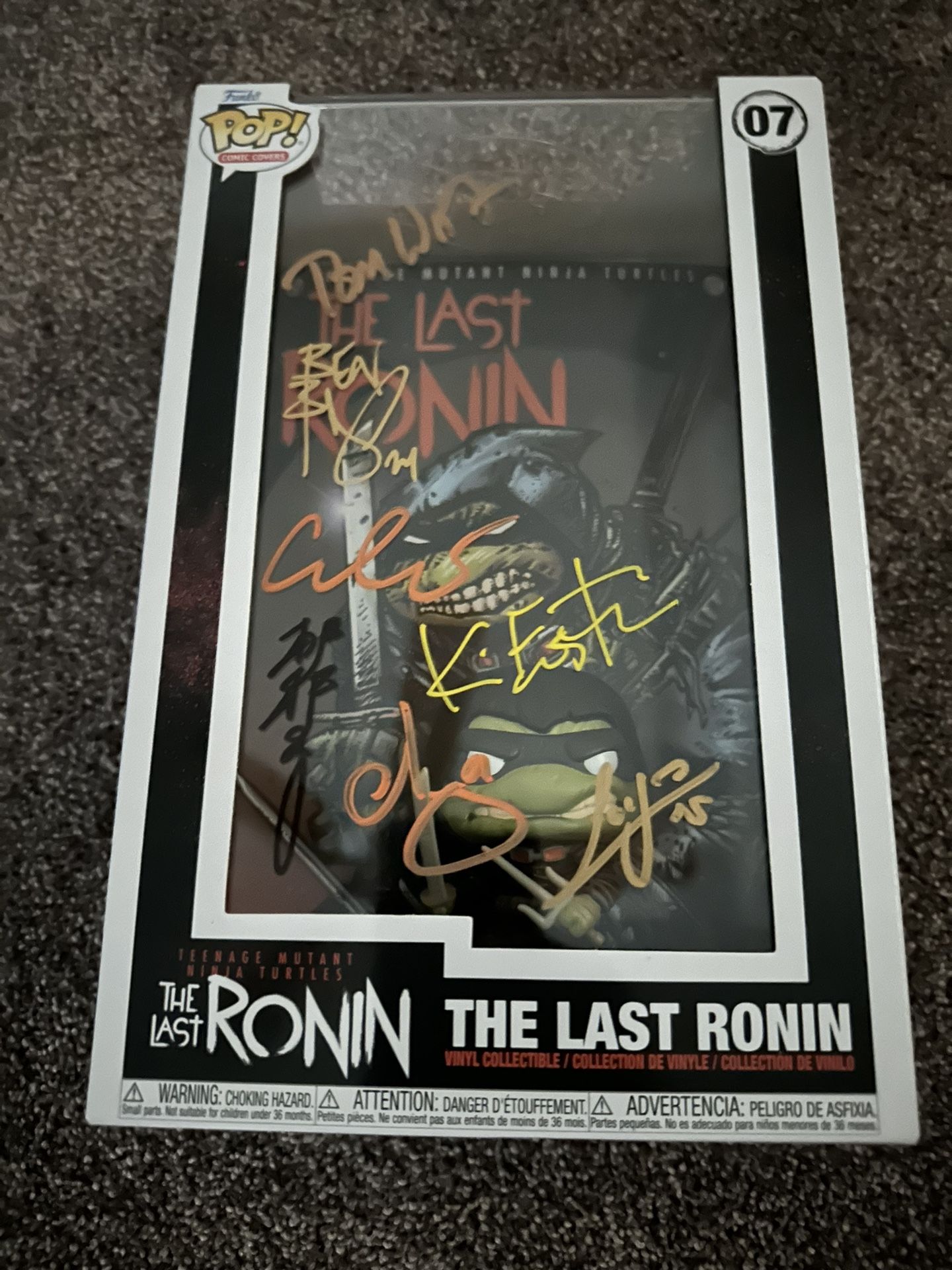 Last Ronin Large Funko Signed Eastman + 6 Signatures!