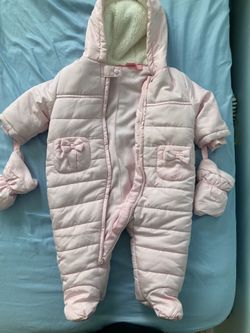 3-6 Month Down Coat Jumpsuit 